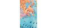 Globe Terrestre sur Socle 30 cm : Adventurer (Français)